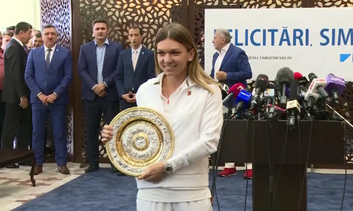 simona halep trofeu