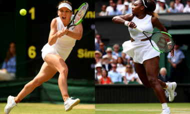 Simona Halep și Serena Williams