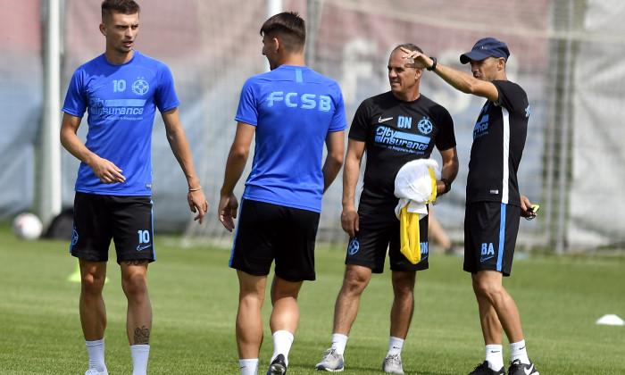 FOTBAL:ANTRENAMENT FCSB INAINTEA MECIULUI CU MILSAMI ORHEI, LIGA EUROPA (10.07.2019)