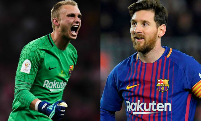 Casper Cillessen Leo Messi