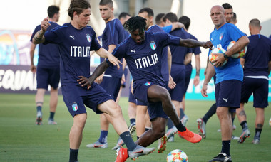 Italy U21 Training Session &amp; Press Conference