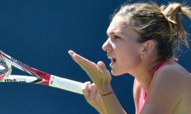 simona halep nervoasa