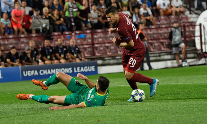 FOTBAL:CFR CLUJ-SLAVIA PRAGA, LIGA CAMPIONILOR (20.8.2019)