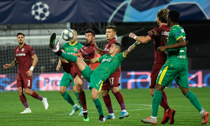 FOTBAL:CFR CLUJ-SLAVIA PRAGA, LIGA CAMPIONILOR (20.8.2019)