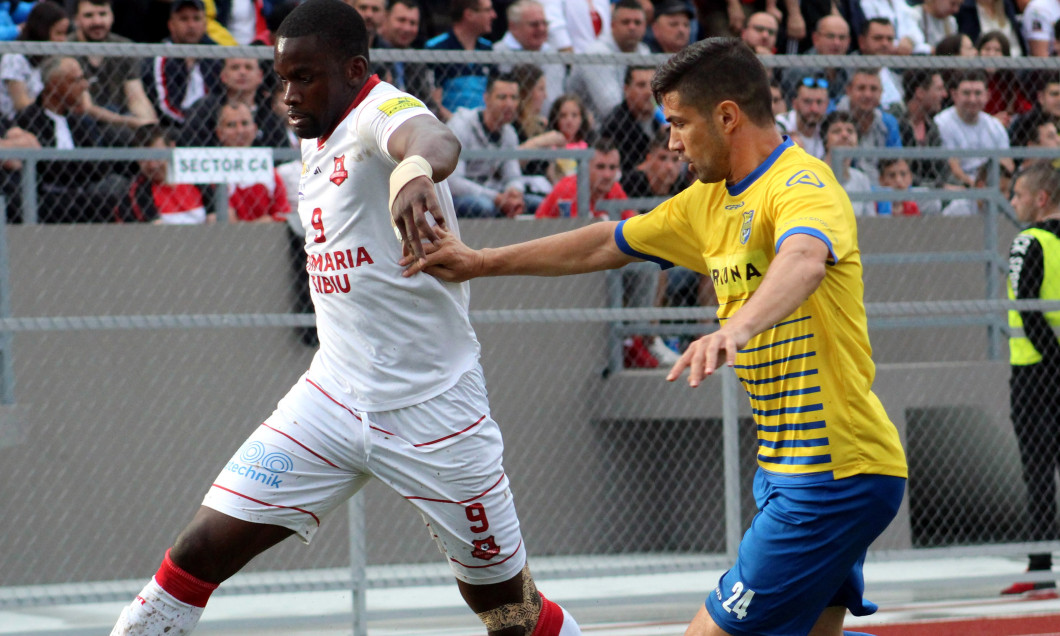 FOTBAL:AFC HERMANNSTADT-DUNAREA CALARASI, PLAYOUT LIGA 1 BETANO (2.06.2019)