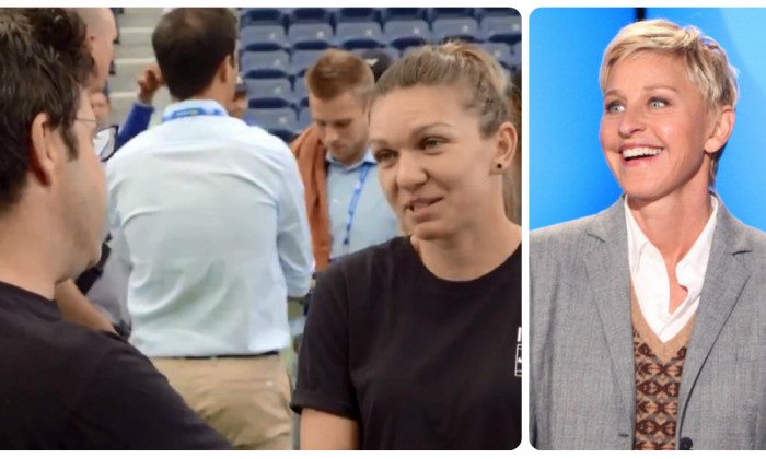 simona halep la ellen degeneres