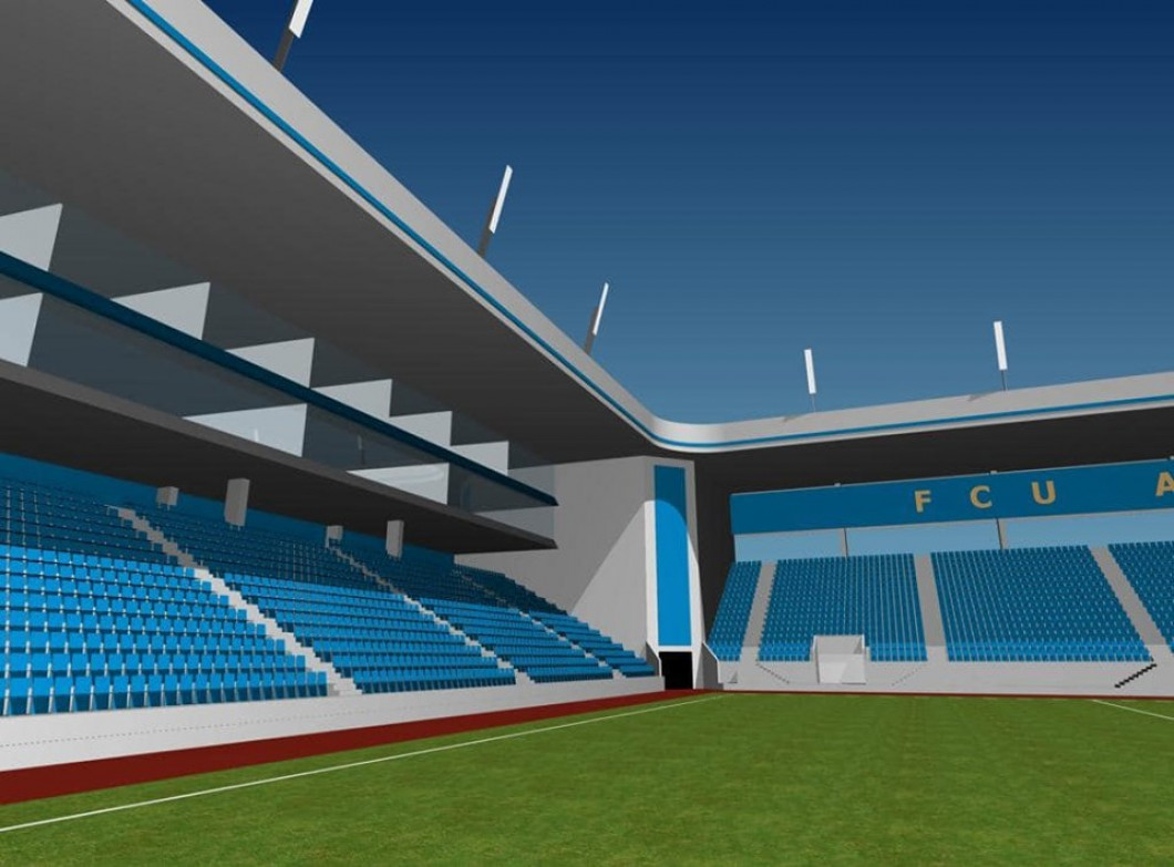 GALERIE FOTO: FCU Craiova va juca pe un stadion de cinci stele! Imagini cu planul pentru "FCU Arena"