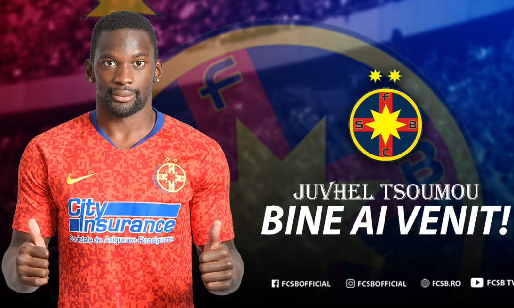 tsoumou, prima aparitie in tricoul FCSB-ului