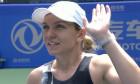 simona halep saluta wuhan 2019