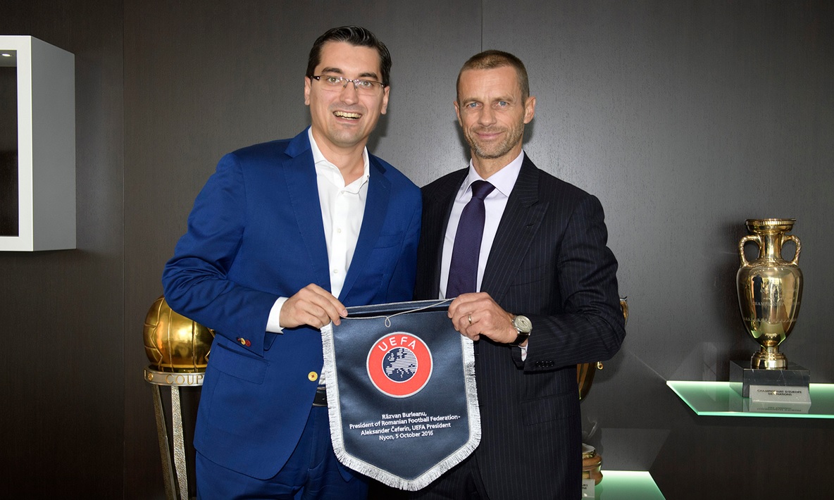 Cum va vota Răzvan Burleanu la Congresul UEFA! Ceferin vrea încă un mandat la șefia forului continental