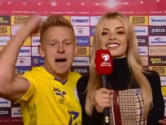 Oleksandr Zinchenko Simply Could Not Control Himself The Moment He Let Himself Be Seated In Front Of The Tv Cameras