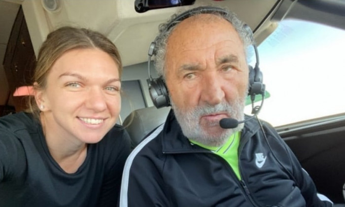 Simona Halep Ion Tiriac-pilot