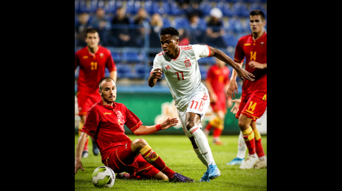 Ansu Fati a debutat pentru echipa națională a Spaniei U21 / Foto: Getty Images