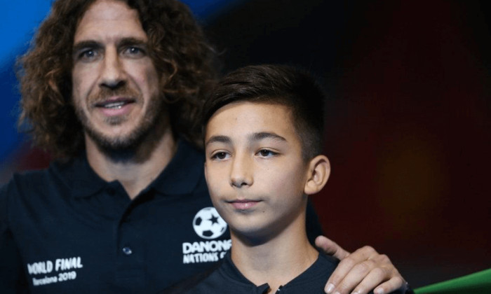 Denis Crișan și Carles Puyol