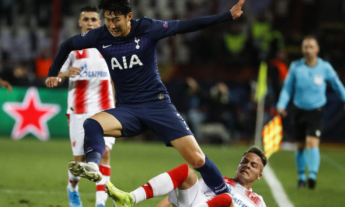 Heung-Min Son, Crvena Zvezda v Tottenham Hotspur: Group B - UEFA Champions League