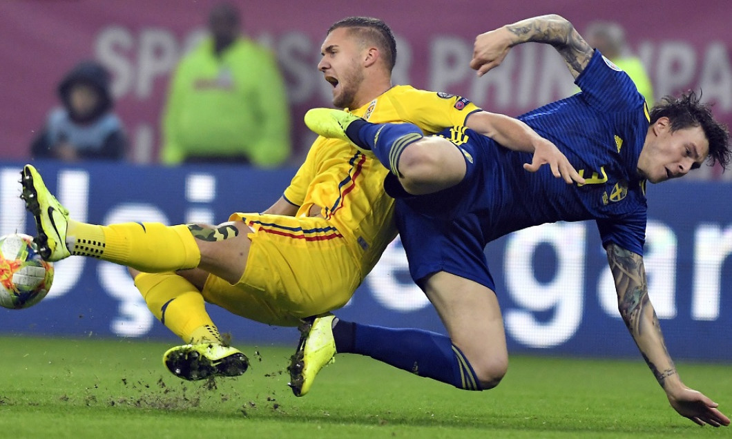 FOTBAL:ROMANIA-SUEDIA, PRELIMINARIILE C.E. 2020 (15.11.2019)