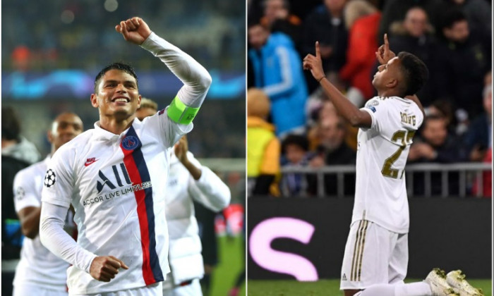 thiago silva rodrygo real madrid psg