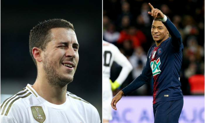 Eden Hazard Kylian Mbappe