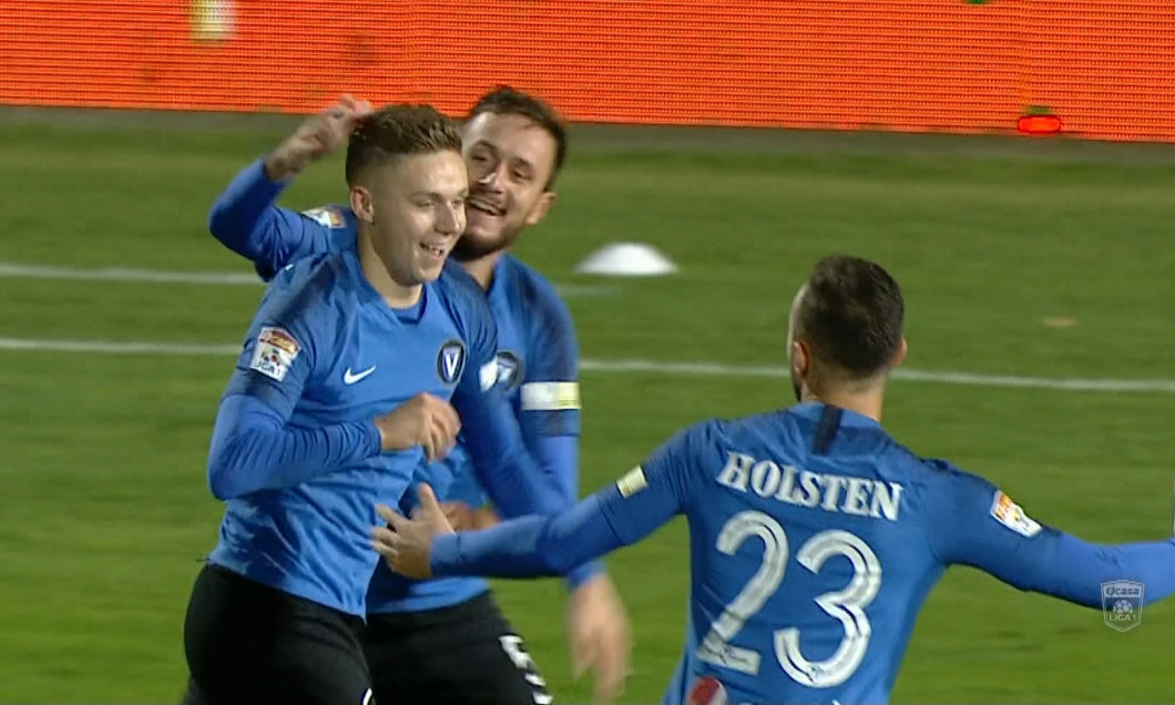 Louis Munteanu a marcat al doilea gol pentru Viitorul in meciul cu Sepsi