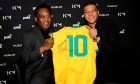 "Hublot Loves Football" : Pele &amp; Kylian Mbappe Meeting In Paris