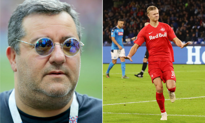 mino raiola haaland