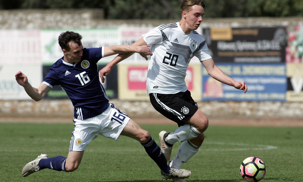 U17 Scotland v U17 Germany - UEFA Under17 European Championship Qualifier