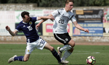 U17 Scotland v U17 Germany - UEFA Under17 European Championship Qualifier