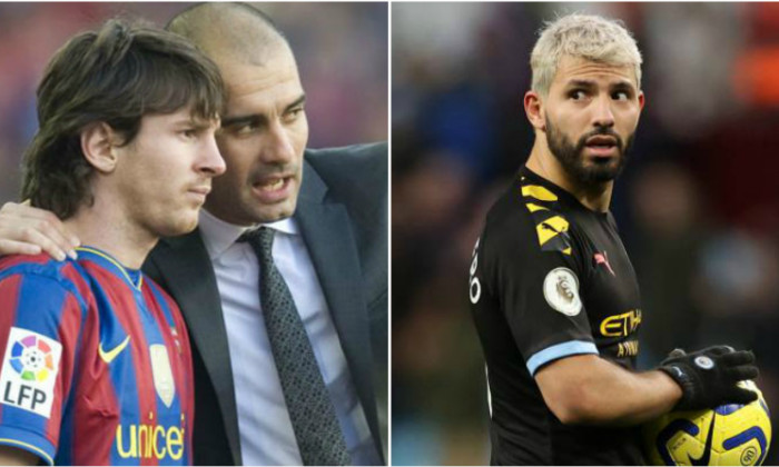 Guardiola Messi Aguero