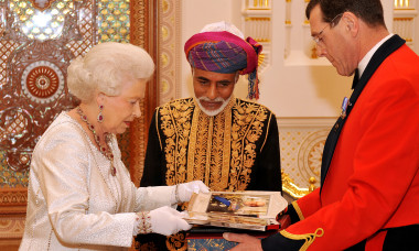 Queen Elizabeth II And Prince Philip Visit Visit Oman - Day 1