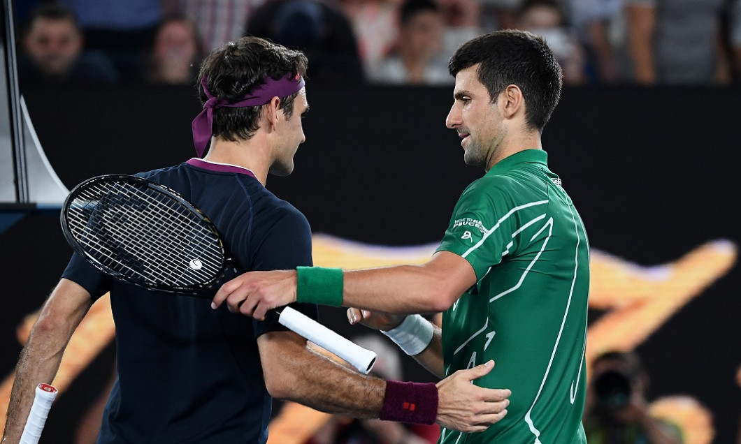 Roger Federer și Novak Djokovic