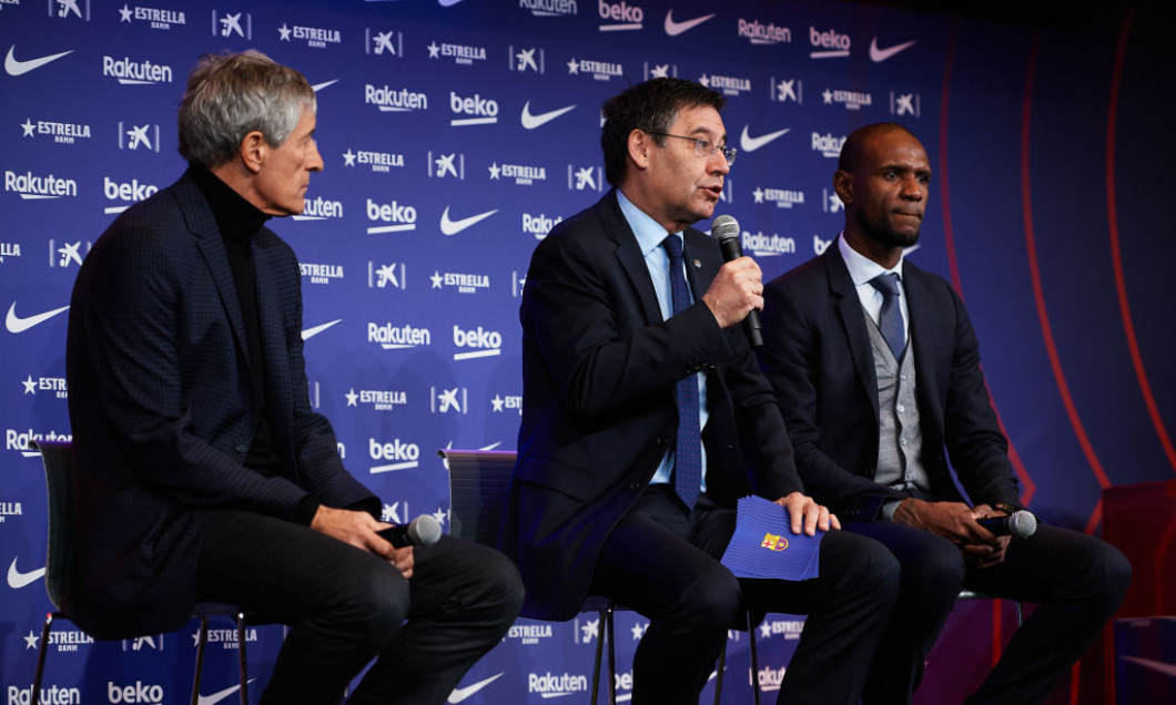 FC Barcelona Unveil New Coach Quique Setien
