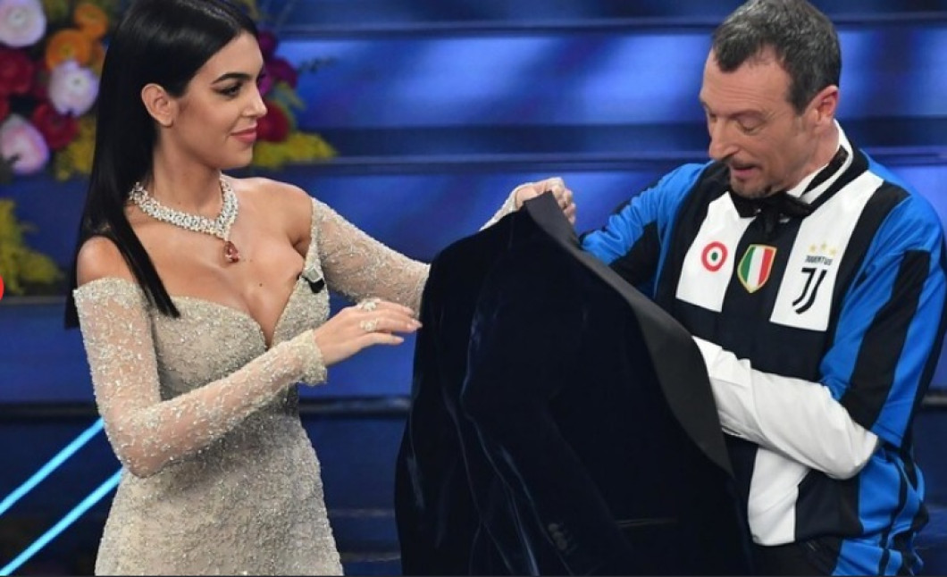 georgina rodriguez sanremo 10