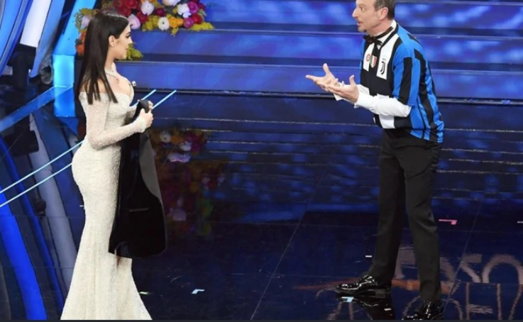 georgina rodriguez sanremo 5