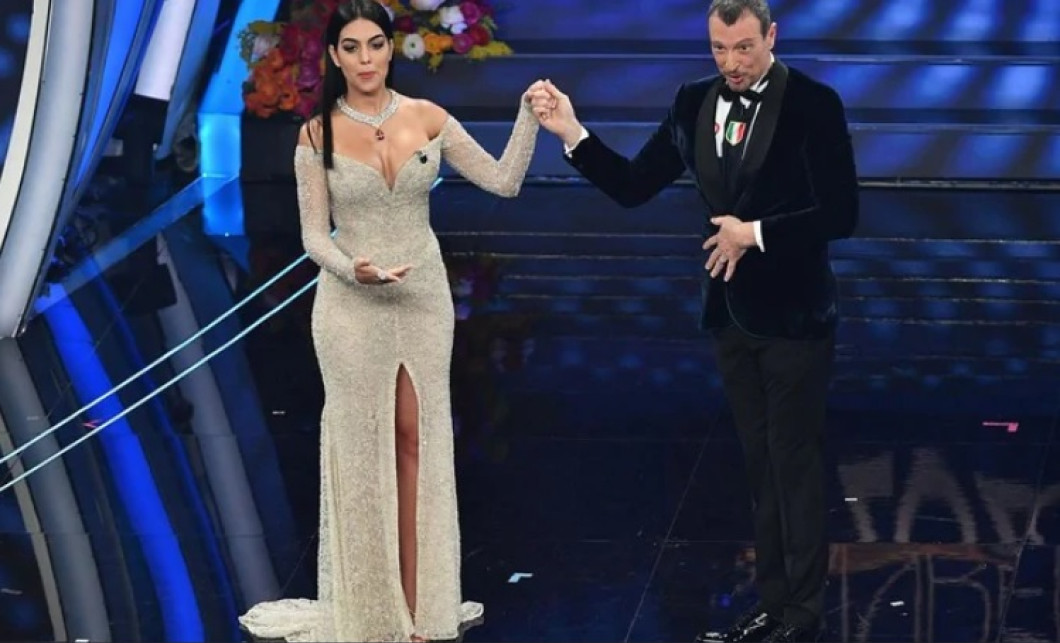 georgina rodriguez sanremo 2