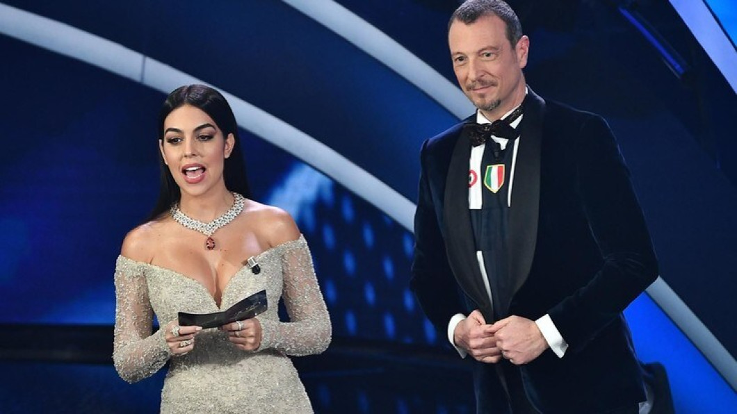 georgina rodriguez sanremo 1