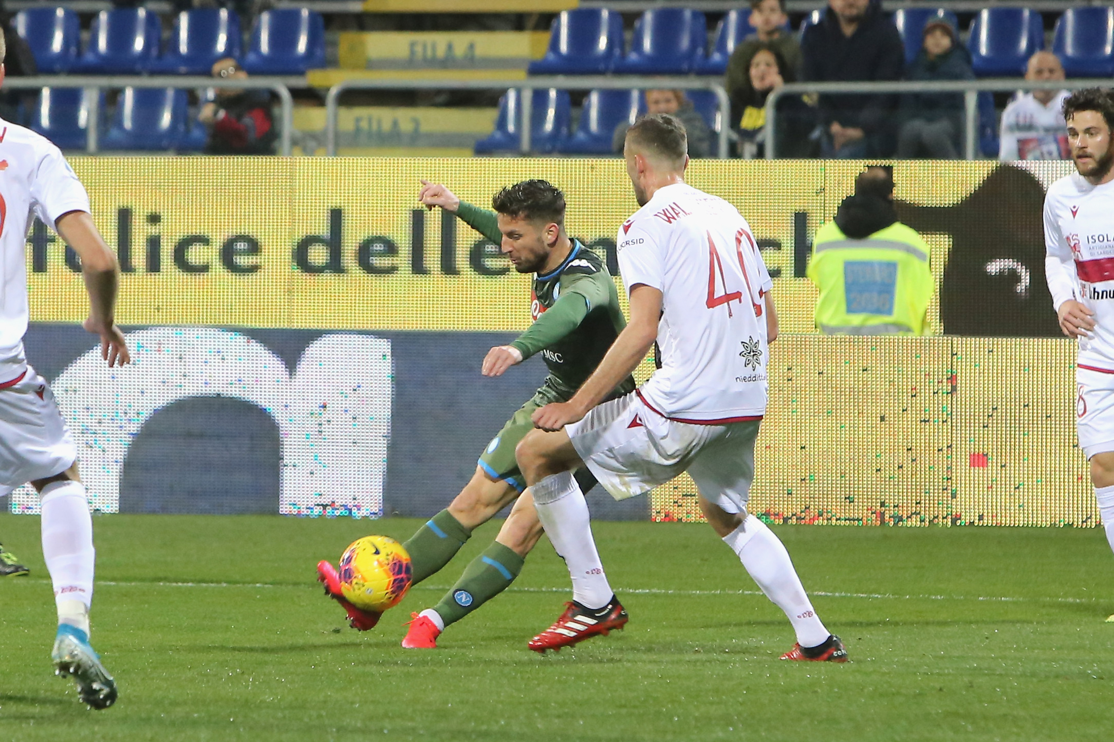 Cagliari - Napoli 0-1. Mertens a fost eroul oaspeților