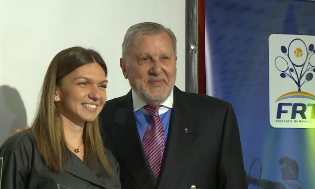 Cu ce cadou se prezintă Ilie Năstase la cununia Simonei Halep: ”E mai bogată decât mine!”