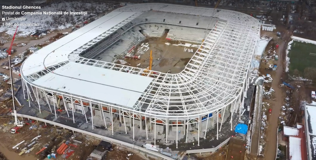 Stadionul Steaua, tot mai aproape de finalizare! Imagini de azi de la cele trei arene în lucru pentru Euro 2020