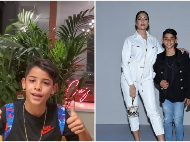 Video | Cristiano Ronaldo Jr îi calcă pe urme tatălui său ...