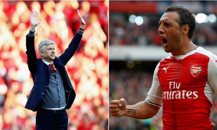 Arsene Wenger santi cazorla arsenal