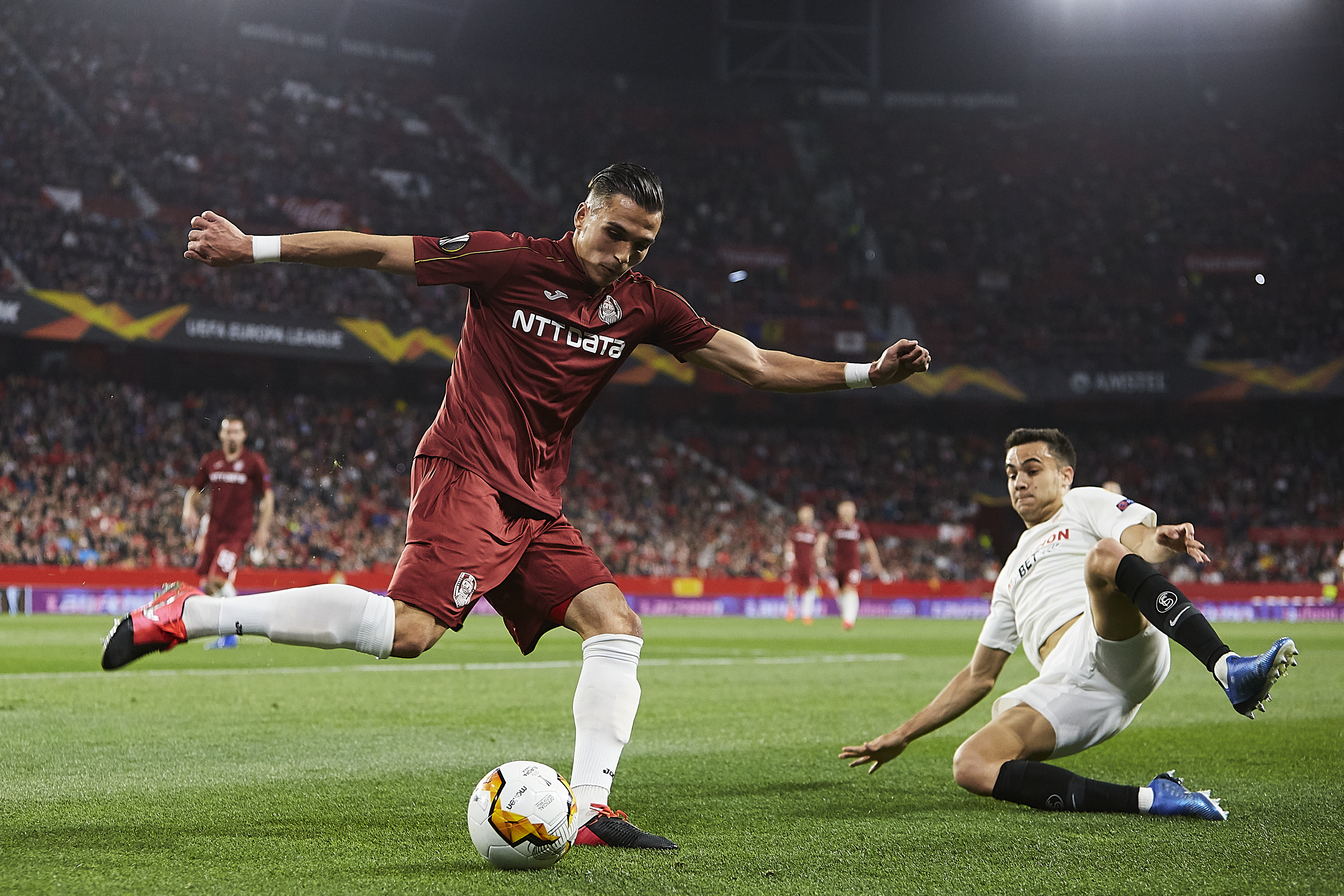 Sevilla - CFR Cluj 0-0. Campioana României, eliminată de VAR din Europa League. Final incredibil