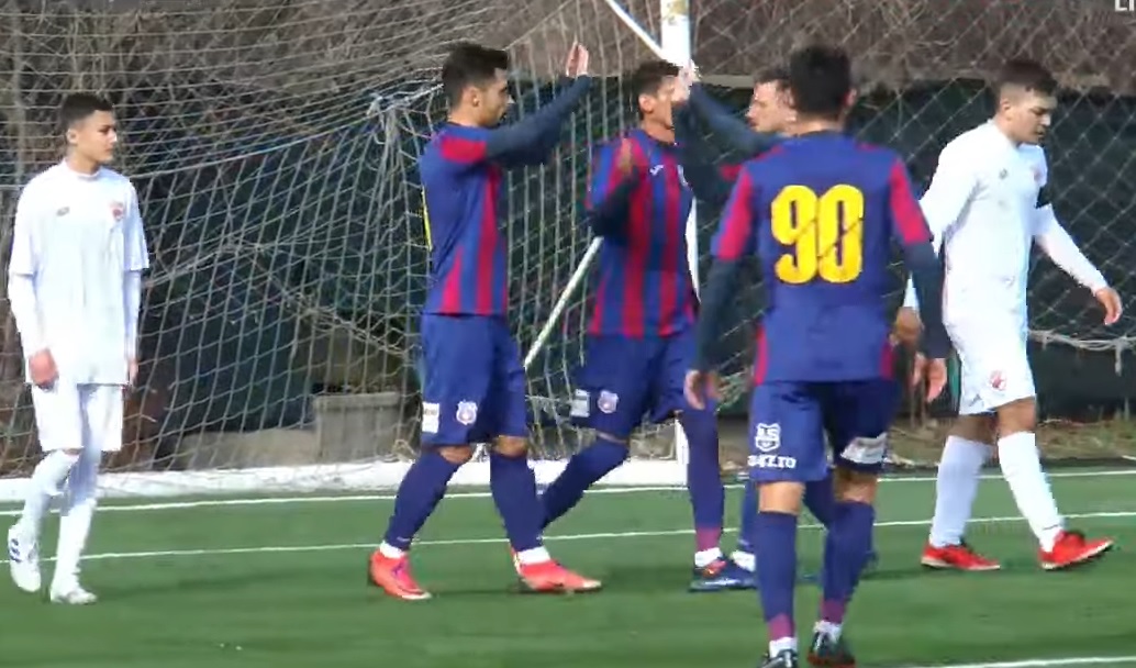 Steaua a făcut scor de maidan cu Dinamo, în Liga 4. Meciul s-a terminat cu un incredibil 9-1