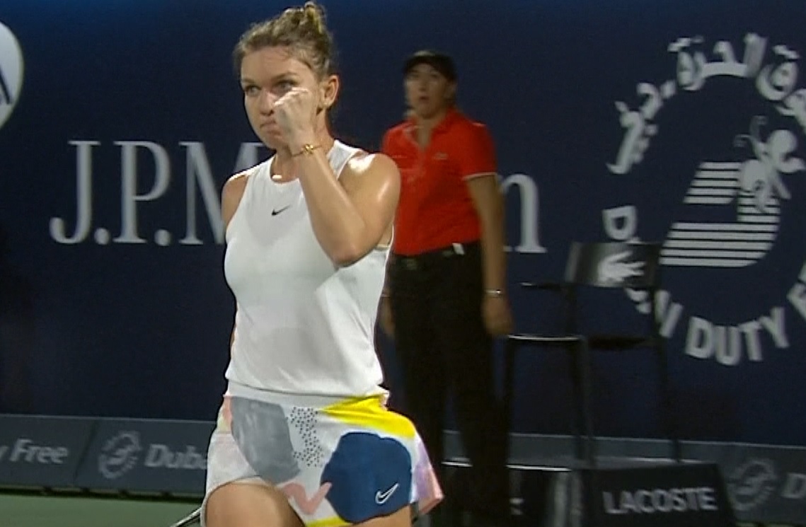 Fantastic! Simona Halep, campioană la Dubai, după un meci dramatic cu Elena Rybakina. A fost 3-6, 6-3, 7-6