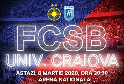 FCSB - Craiova | Reacția roș-albaștrilor după decizia Guvernului! Ce se întâmplă cu fanii care și-au luat deja bilet