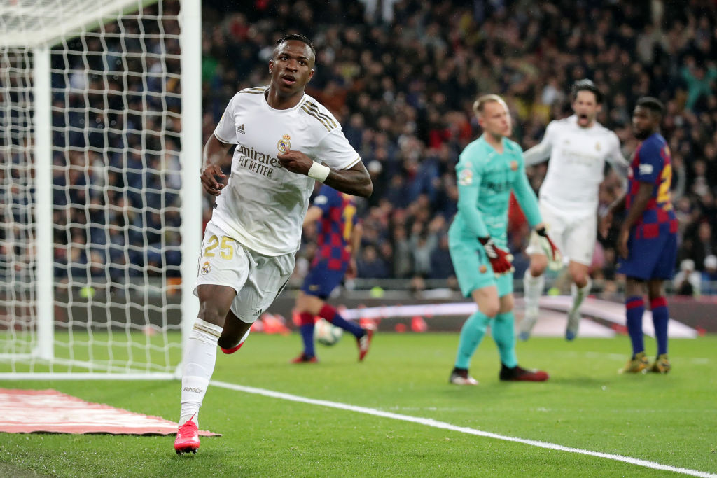 Vinicius, noul erou de pe Bernabeu! Brazilianul a spart gheaţa şi a doborât un record deţinut de Leo Messi în El Clasico