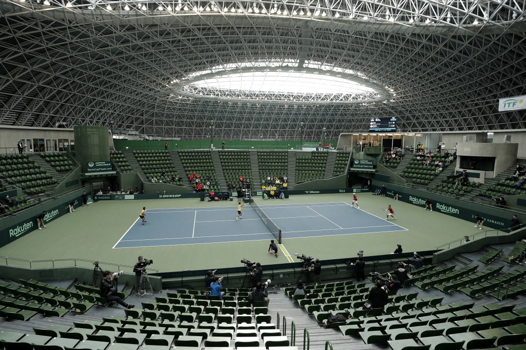 Japan v Ecuador - Davis Cup Qualifier: Day 2