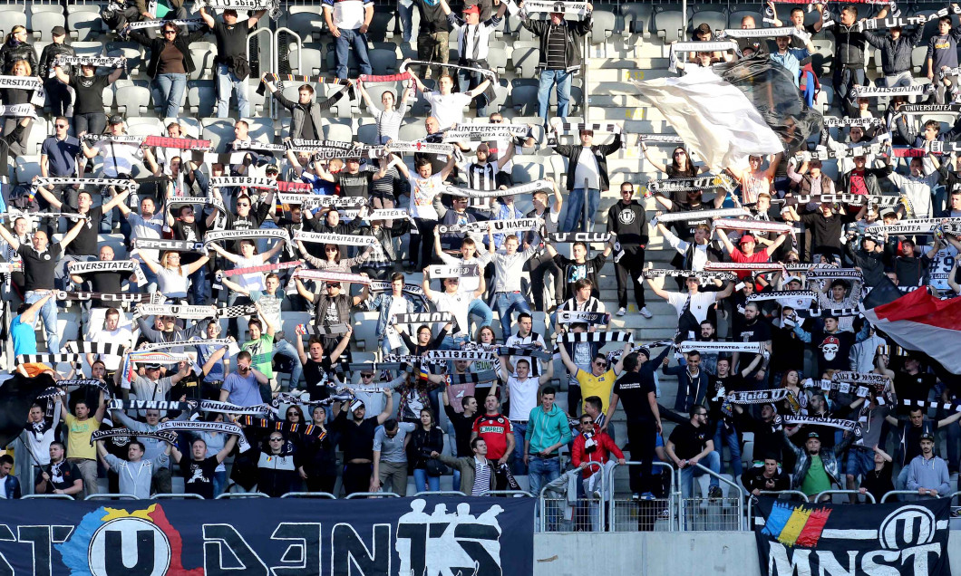 FOTBAL: FC UNIVERSITATEA CLUJ-GAZ METAN MEDIAS,LIGA 1 (3.05.2015)