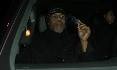 Iron Mike Tyson leaves Craig’s in West Hollywood and fills his ride up with smoke!
