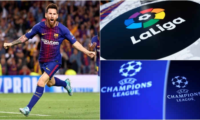 messi champions league la liga