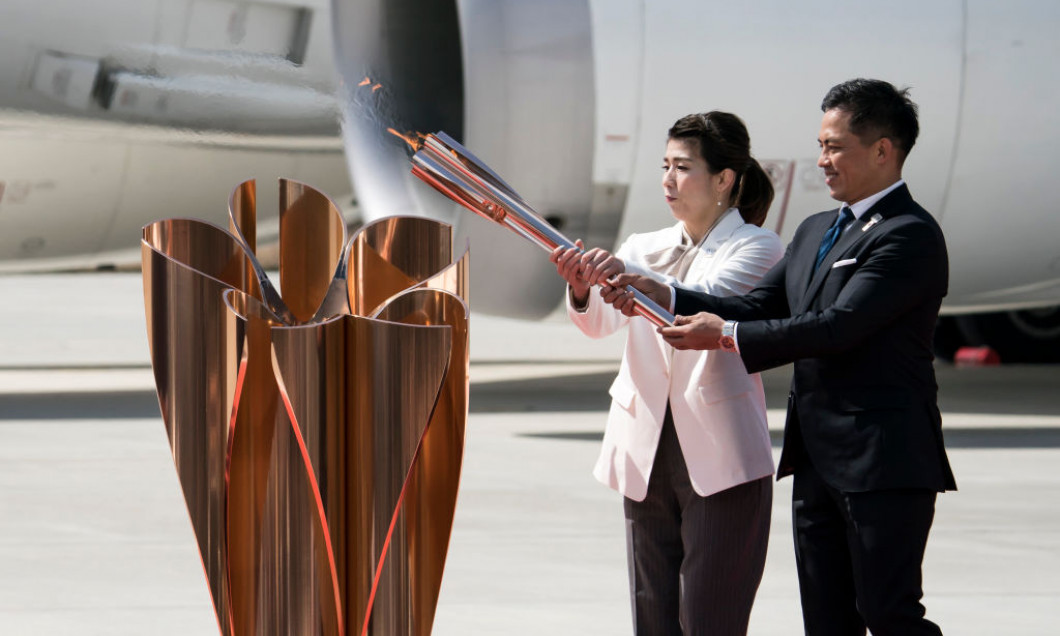 Tokyo 2020 Olympic Torch Arrives Japan